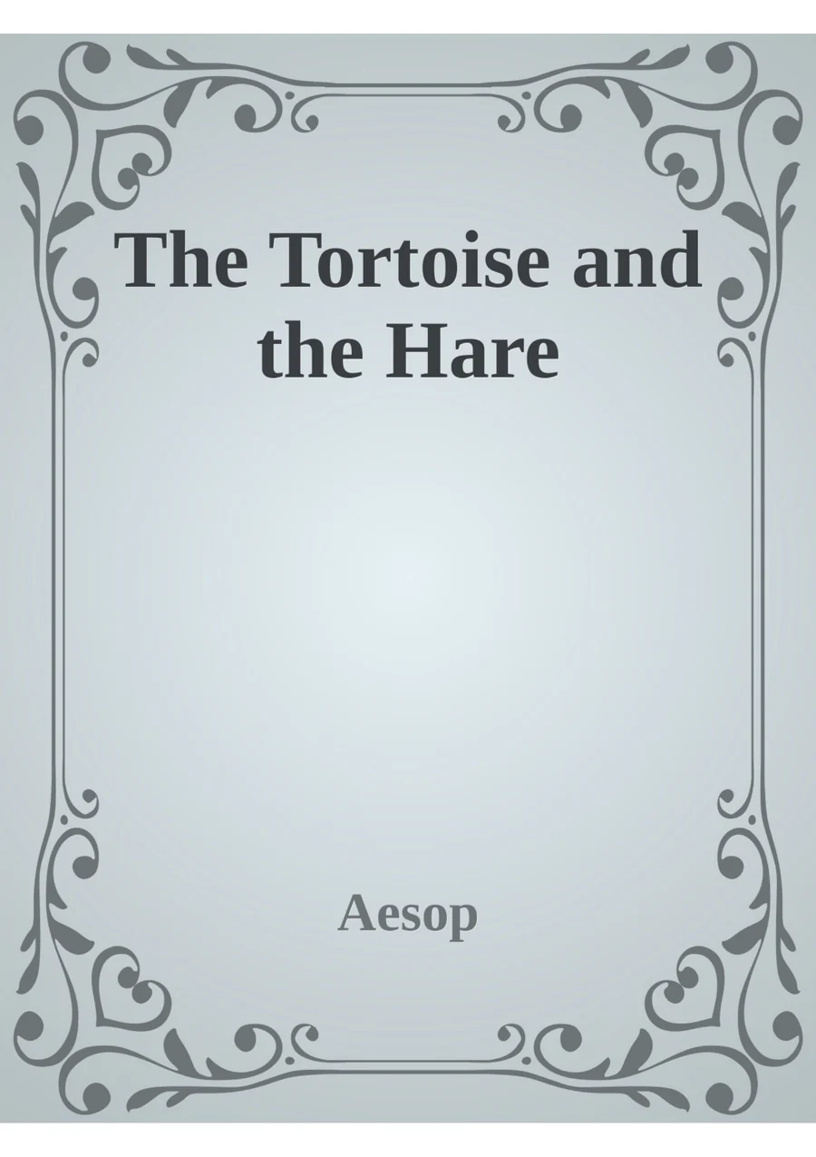 A page of the-tortoise-and-the-hare.epub, showing The Tortoise and the Hare