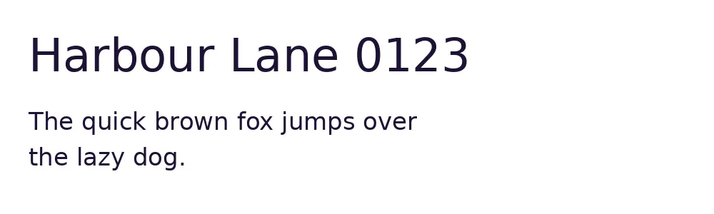 Sample text set in the font from dejavu-sans.woff2
